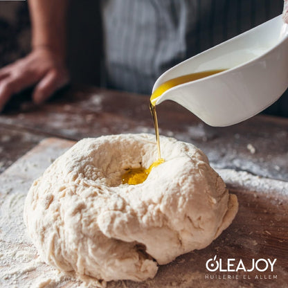 OleaJoy Extra Virgin Olive Oil, Hand picked, Cold Extracted, Tunisian Olive Oil, 1 LITER – 33.8 Fl Oz