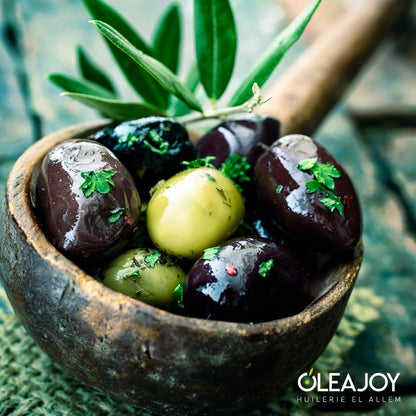 OleaJoy Extra Virgin Olive Oil, Hand picked, Cold Extracted, Tunisian Olive Oil, 1 LITER – 33.8 Fl Oz