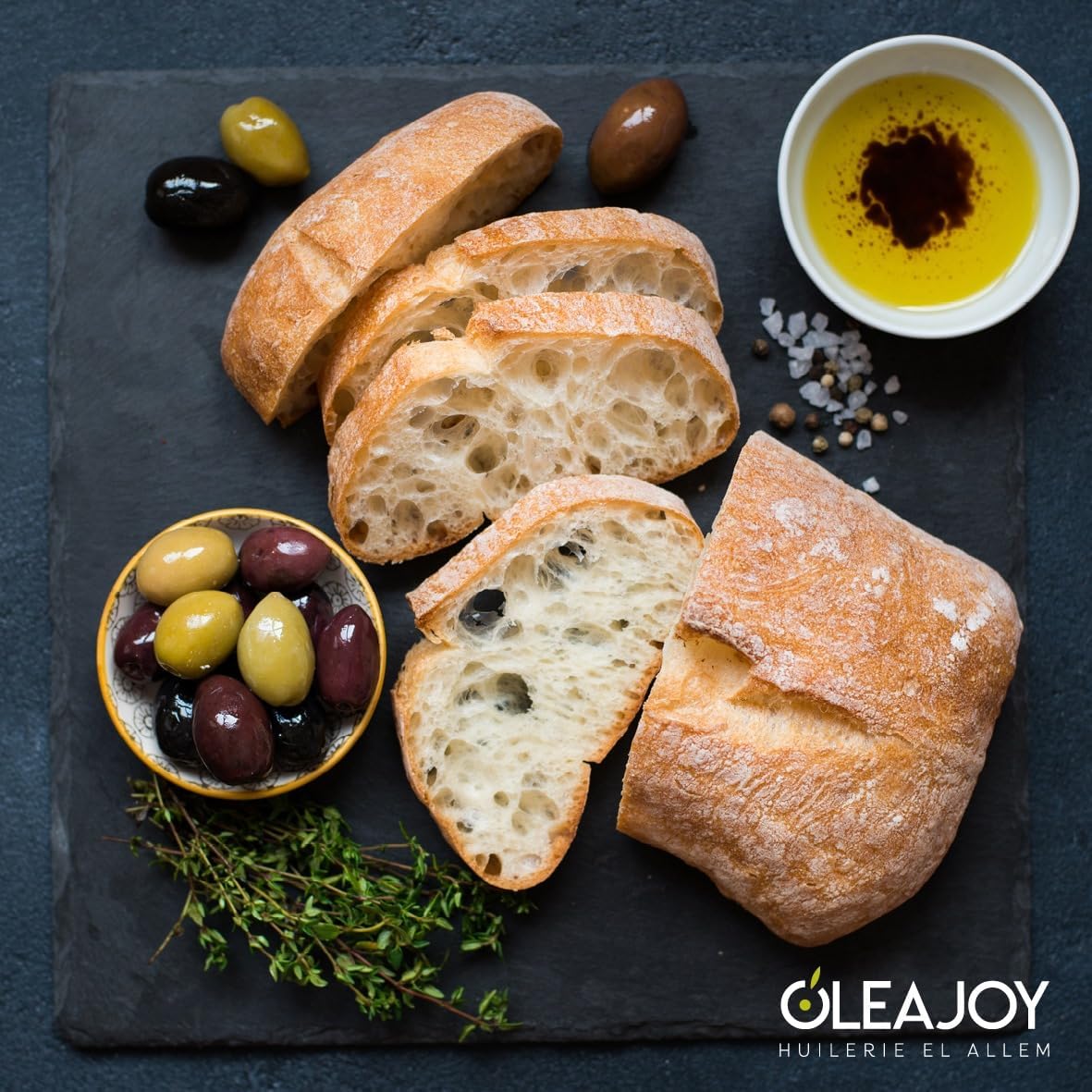 OleaJoy Organic Extra Virgin Olive Oil, Hand picked, Cold Extracted, Tunisian Olive Oil, 1 LITER – 33.8 Fl Oz