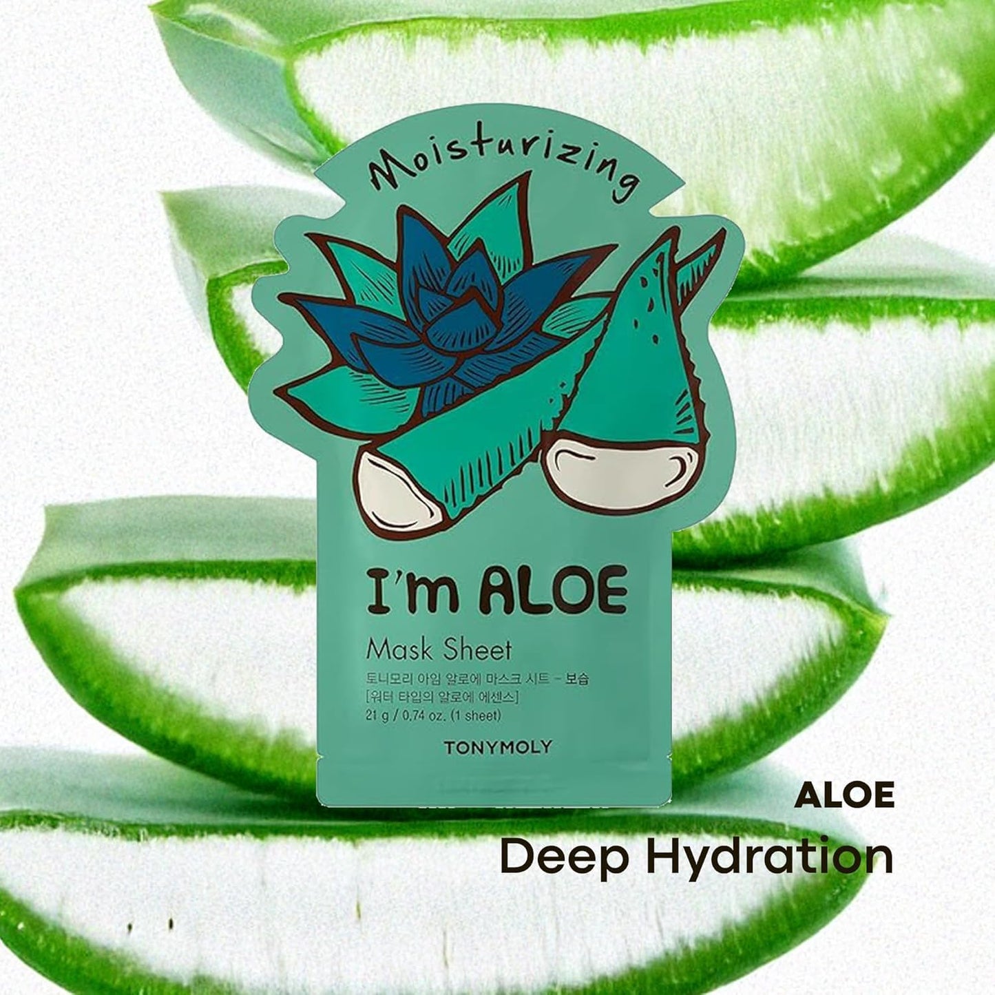 TONYMOLY I’m Real Sheet Mask Set – Korean Face Mask Variety Pack for Hydrating, Soothing & Nourishing Skin, K-Beauty Skincare Self-Care & Easter Gift Set for Women ($2.00 Each)