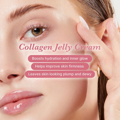 Medicube Jelly Cream with Collagen, Niacinamide | Freeze-Dried Hydrolyzed Collagen for Skin Barrier Hydration & 24H Glow | Plumper, Firmer looking skin | 3.71 fl.oz